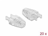 Set 20 buc manson pentru conector RJ45 Crimp+Cut+Curve, Delock 86471