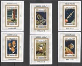 Manama 1971 - Apollo 15, cosmonautica, serie colite nedantelate neuzate