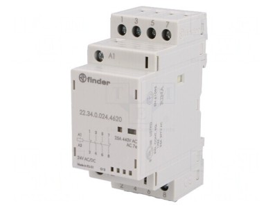 Contactor 4P 25A 24V IP20 foto
