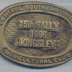 AZ 109 MEDALIE -PLACHETA -AUTOMOBILISTICA -15TH RALLY KINGSLEY -1996