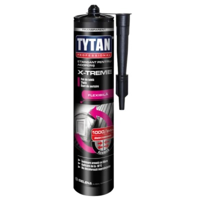 Tytan Etansant acoperis X-TREME transparent 280 ml foto
