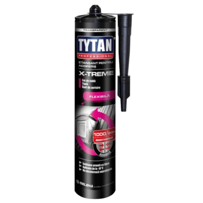 Tytan Etansant acoperis X-TREME transparent 280 ml