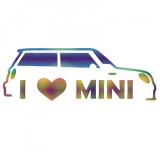 Cumpara ieftin Sticker Mini Cooper I Love My