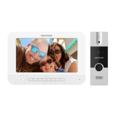 Set videointerfon color Hikvision DS-KIS202T; montaj pe 4fire; setulesteformat
