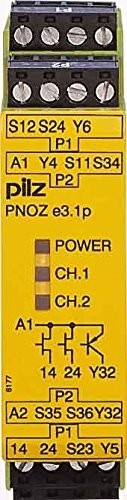 Releu de Siguranță PNOZ e3.1p 24VDC 2 IN 5 OUT