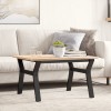VidaXL Picioare Măsuță de cafea Y-Frame 70x60x43 cm Oţel 357921
