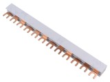 Bară colectoare 10mm&sup2; 3 Poli 400V 63A tip pieptene PVC