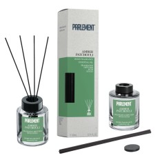 Parfum de camera cu betisoare si ulei esential PARLEMENT 110 ML - AMBER SI PATCHOULI