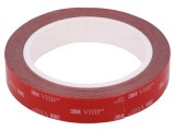 Bandă adezivă acrilică gri 19mm x 5m 230&deg;C