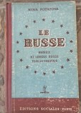 Le Russe Manuel de langue russe Partea 2 Nina Potapova 1945