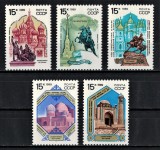 Timbre Rusia 1989, Serie Completa MNH, Arhitectura si Monumente Istorice. Colectie timbru URSS