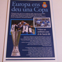 Program meci fotbal ESPANYOL BARCELONA-WERDER BREMEN (26.04.2007)