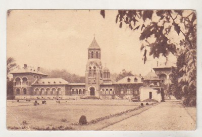 bnk cp Curtea de Arges - Palatul Regal - uzata 1945 - decupata foto