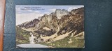 Carte postala SALUTARI DIN CARPATI - IEZERUL SUB PIETROSUL MARE , an cca 1912 - 1914