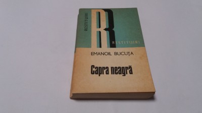 CAPRA NEAGRA -EMANOIL BUCUTA R0 foto