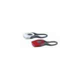 Set lumini SILICON, TWINS, 2 LED-uri Albe SUPER BRIGHT, 2 LED-uri Rosii SUPER BRIGHT, 2 Functii, bic, Oem