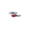 Set lumini SILICON, TWINS, 2 LED-uri Albe SUPER BRIGHT, 2 LED-uri Rosii SUPER BRIGHT, 2 Functii, bic