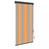 Jaluzea tip rulou de exterior, galben si albastru, 80 x 250 cm GartenMobel Dekor, vidaXL