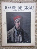 BOABE DE GRAU , REVISTA DE CULTURA , ANUL IV, NR. 8 , 1933