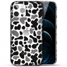 Husa de protectie telefon Kingxbar pentru Iphone 13 Pro Max, Wild Series Cow, Plastic, Multicolor