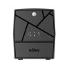 UPS Keen nJoy, 1000 VA, 600 W, 4 prize Schuko, repornire automata, Negru