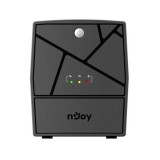 UPS Keen nJoy, 1000 VA, 600 W, 4 prize Schuko, repornire automata, Negru