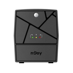 UPS Keen nJoy, 1000 VA, 600 W, 4 prize Schuko, repornire automata, Negru foto