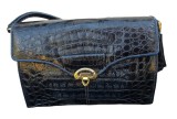 POȘETĂ VINTAGE CROSSBODY DIN PIELE NATURALA DE CROCODIL POROS