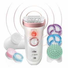 Epilator Silk-epil 9/970 SkinSpa SensoSmart, 13 accesorii incluse foto