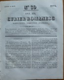 Cumpara ieftin Curier romanesc , gazeta politica , comerciala si literara , nr. 39 din 1844