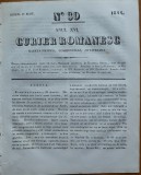 Curier romanesc , gazeta politica , comerciala si literara , nr. 39 din 1844