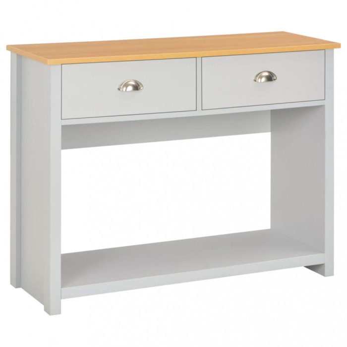 Masa consola, gri, 97 x 35 x 76 cm