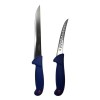 Set profesional de macelarie, dezosat, transat, filetat, 2 cutite, otel carbon