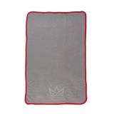 Laveta microfibra cu fata dubla Miracle - 50x80 cm - Gri/Rosu