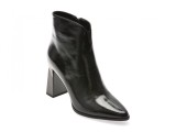 Botine EPICA negre, 22B643, din piele naturala lacuita