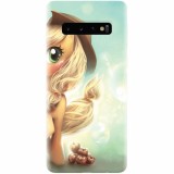 Husa silicon pentru Samsung Galaxy S10, Applejack Pony Cute K
