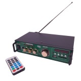 Amplificator digital DEPOX&reg;, BT-680 Experience, tip Statie, 2x10 W, Bluetooth, telecomanda, intrari USB, SD CARD, microfon