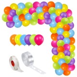 Set 150 Baloane Multicolor Arcadă, Decoratiuni Evenimente, Nuntă, Botez, Aniversare