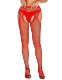 Eross ciorapi Flattering Diamonds XS/M Red