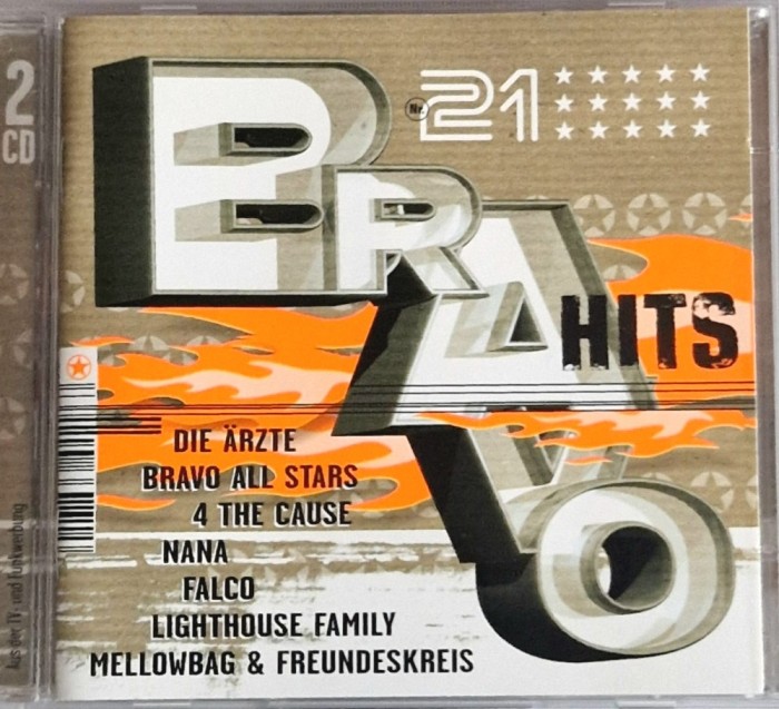 Various &lrm;&ndash; Bravo Hits 21 NM / NM dublu cd synth pop rock Virgin Germania 1998
