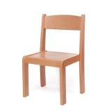 Cumpara ieftin Scaun lemn gradinita Bambi, H35, natur