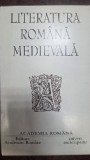 Literatura Rom&acirc;nă Medievală