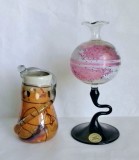 Mestesugul sticlei artizanale, doua vaze cu design unic