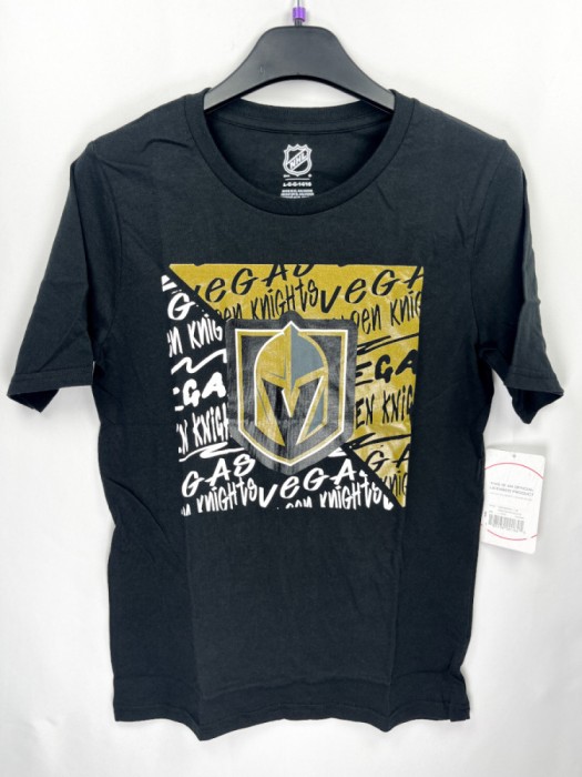 Vegas Golden Knights tricou de copii Divide Ss Ctn Tee - Dětsk&eacute; L (13 - 14 let)