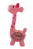 Cumpara ieftin Ceas de masa in forma de Girafa, Roz, 23 cm, 1484GG-2