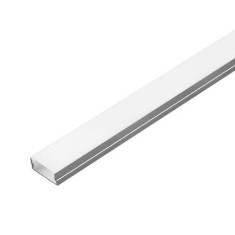 Profil aluminiu pentru banda led 2m 23.5mm x 10mm mat foto