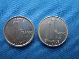 LOT 8 /2 MONEDE 1 FRANC (1995,1996) BELGIA