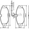 Set placute frana,frana disc CITROEN XSARA Cupe (N0) (1998 - 2005) BOSCH 0 986 424 223