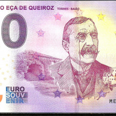 !!! 0 EURO SOUVENIR - PORTUGALIA - FUNDATIA ECA DE QUEIROZ - 2021.1 - UNC
