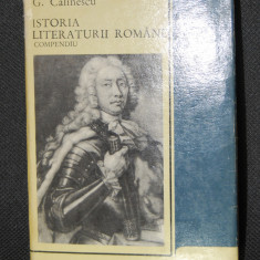 George Călinescu, Istoria literaturii române, Compendiu